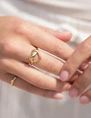 My Jewellery Ring twisted heart OS MJ11247