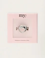 My Jewellery Ring twisted heart OS MJ11247