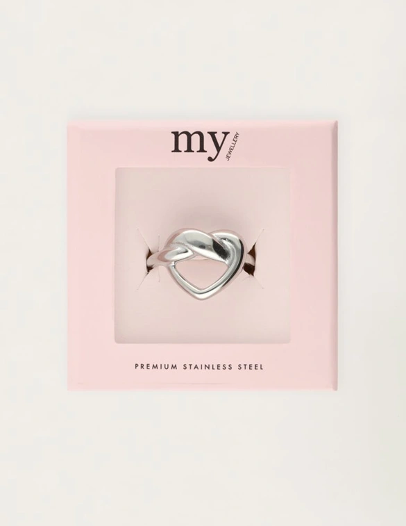 My Jewellery Ring twisted heart OS MJ11247