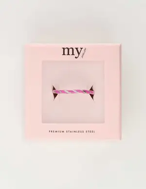 My Jewellery Ring twisted pink MJ10354