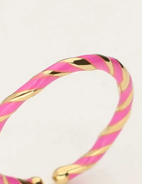 My Jewellery Ring twisted pink MJ10354