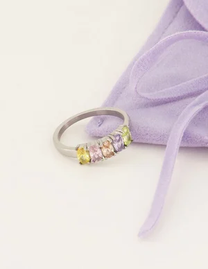 My Jewellery Ring Vintage 4 Stones Rainbow MJ06540