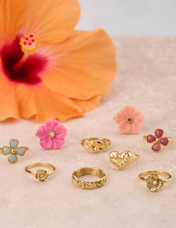 My Jewellery Ring vintage flowers MJ13265
