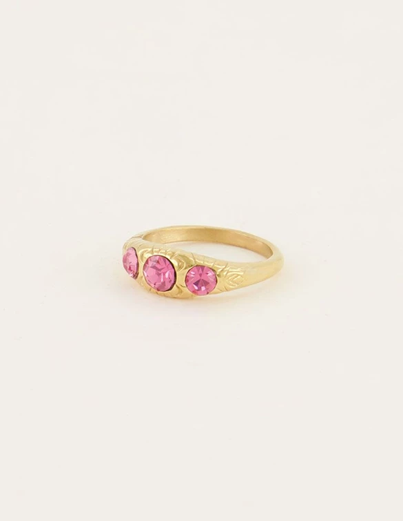 My Jewellery Ring vintage strass rose MJ06521