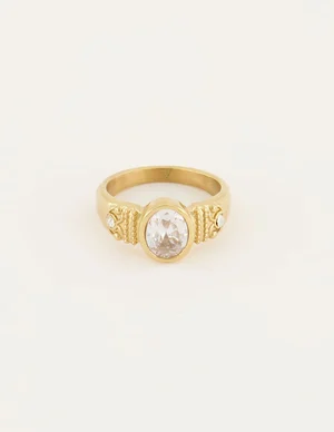 My Jewellery Ring vintage transparant stone MJ06915