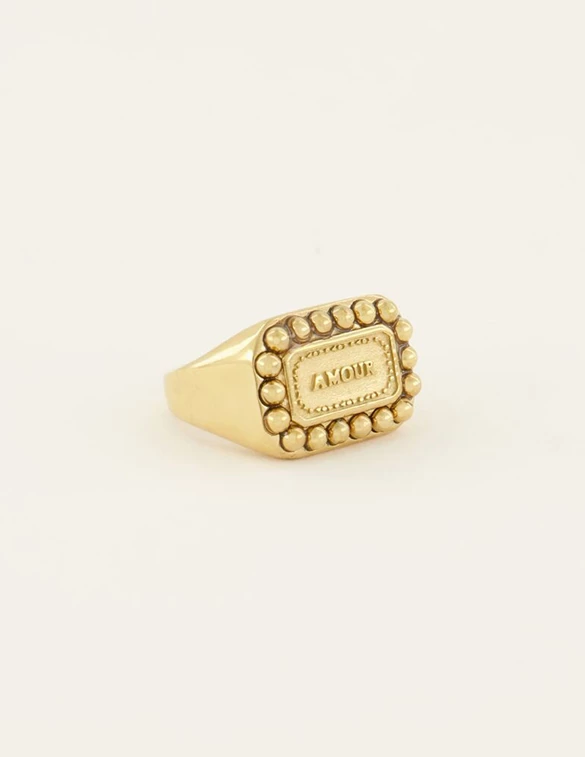 My Jewellery Ring with amour charm MJ07829