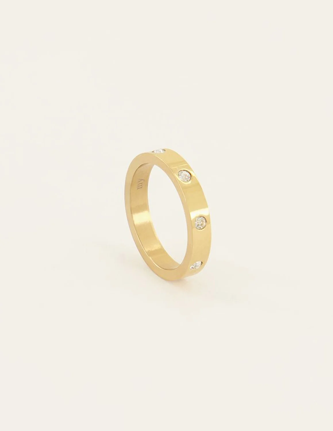 My Jewellery Ring with stones MJ07587 goud kopen bij The Stone