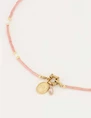My Jewellery Roze kralen ketting met slotje MJ05360