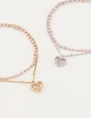 My Jewellery Roze kralenarmbandje met hartje MJ05110