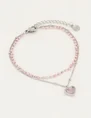 My Jewellery Roze kralenarmbandje met hartje MJ05110