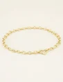 My Jewellery Schakelketting met hartjes slu MJ04068