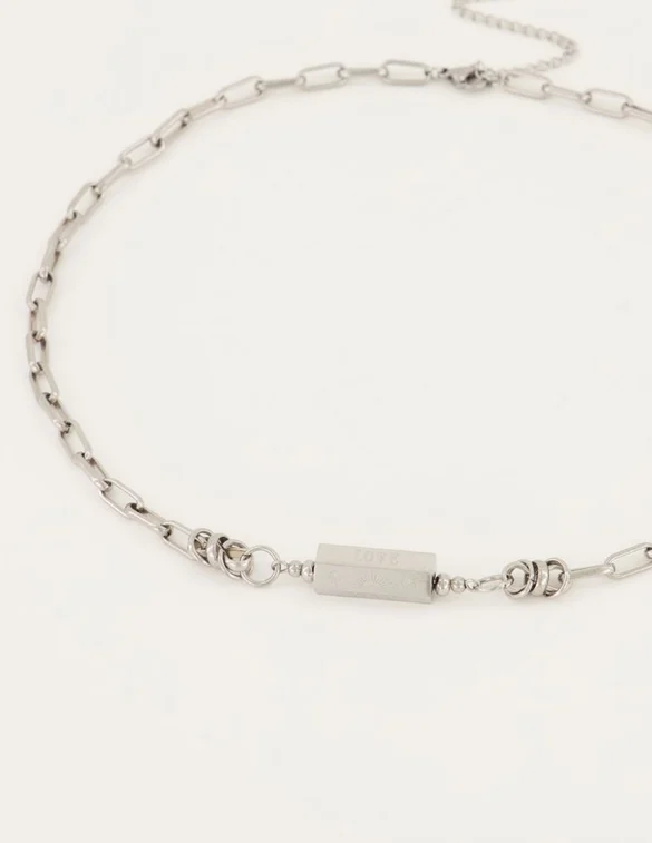 My Jewellery Schakelketting Met Love Bedel MJ05089