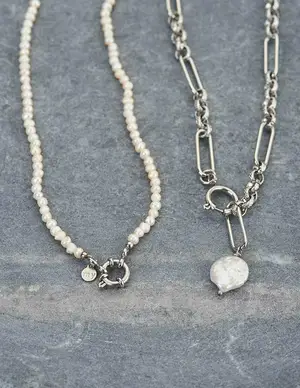 My Jewellery Schakelketting Zoetwaterparel MJ05378
