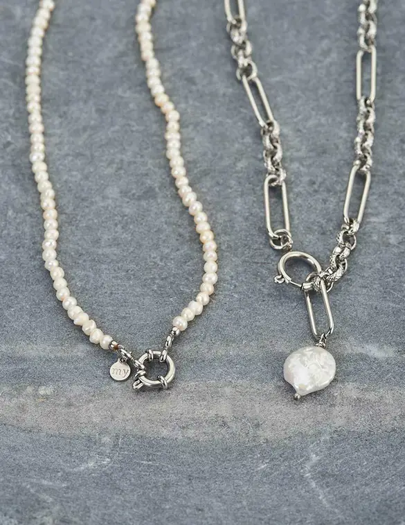 My Jewellery Schakelketting Zoetwaterparel MJ05378