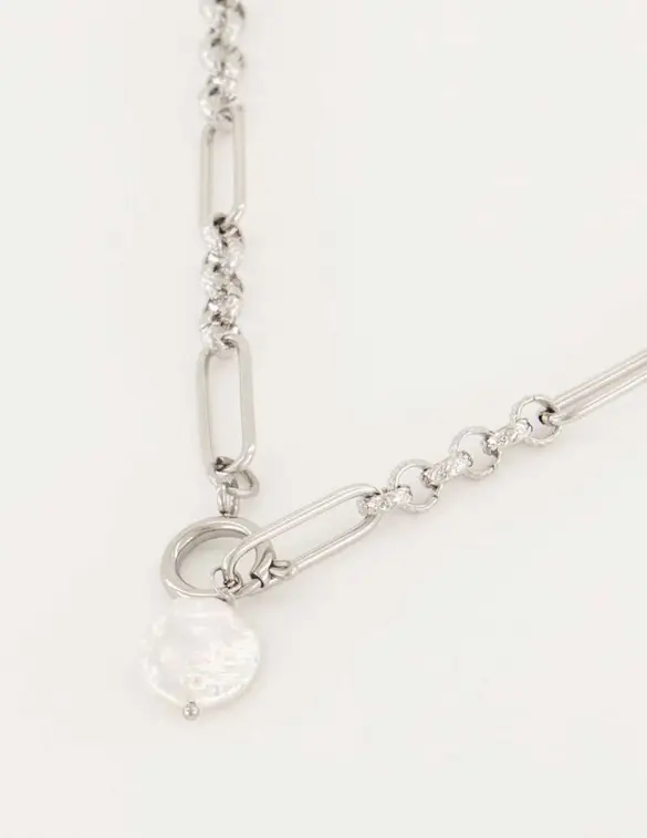 My Jewellery Schakelketting Zoetwaterparel MJ05378
