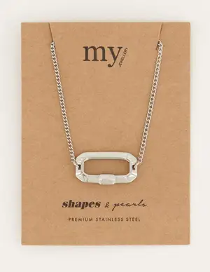 My Jewellery Shapes ketting met rechthoek MJ05561