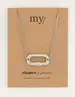 My Jewellery Shapes ketting met rechthoek MJ05561