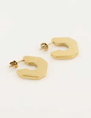My Jewellery Shapes oorhangers plat vierkant MJ05460