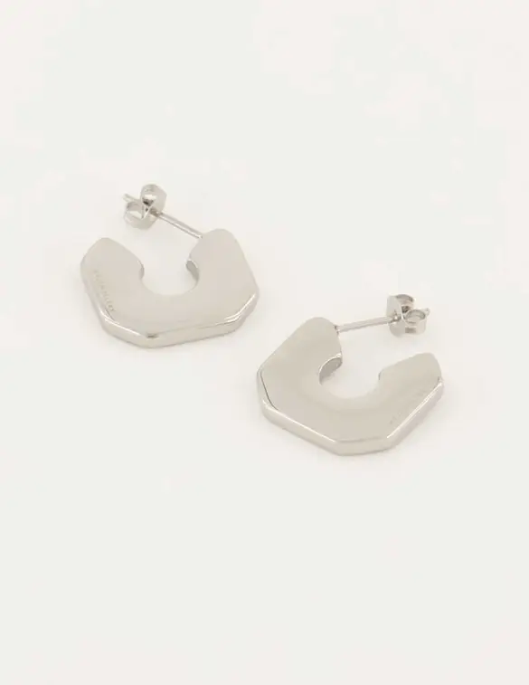 My Jewellery Shapes oorhangers plat vierkant MJ05460