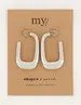 My Jewellery Shapes oorhangers rechthoek MJ05659