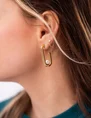 My Jewellery Shapes oorhangers rechthoek parel MJ05664