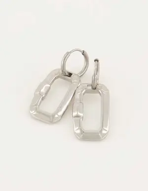 My Jewellery Shapes oorringen rechthoek klein MJ05562