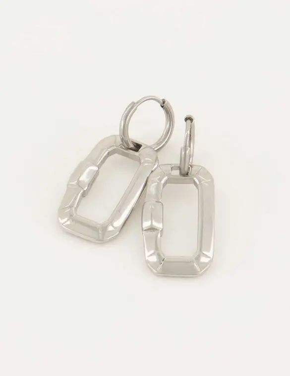 My Jewellery Shapes oorringen rechthoek klein MJ05562