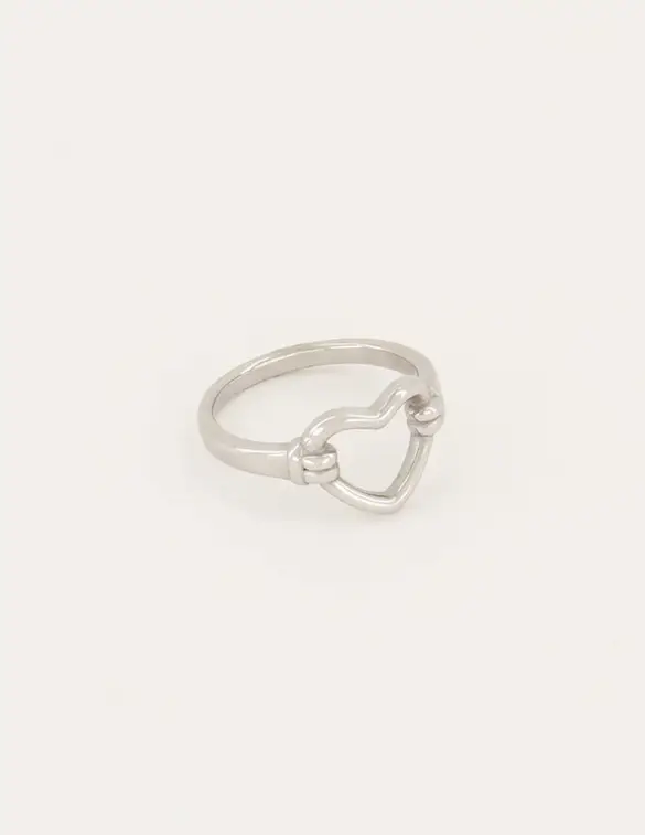 My Jewellery Shapes ring met open hartje MJ06049