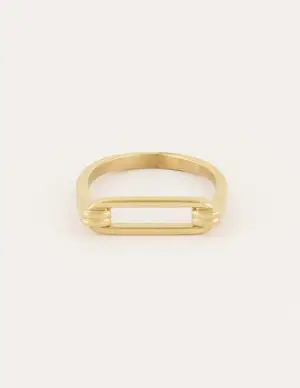 My Jewellery Shapes ring met open rechthoek MJ06050