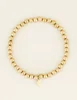 My Jewellery Stretch armband stalen kralen MJ03859