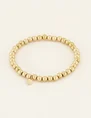 My Jewellery Stretch armband stalen kralen MJ03859