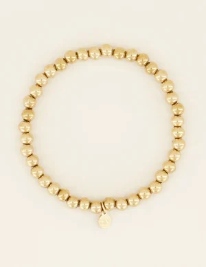 My Jewellery Stretch armband stalen kralen MJ03859