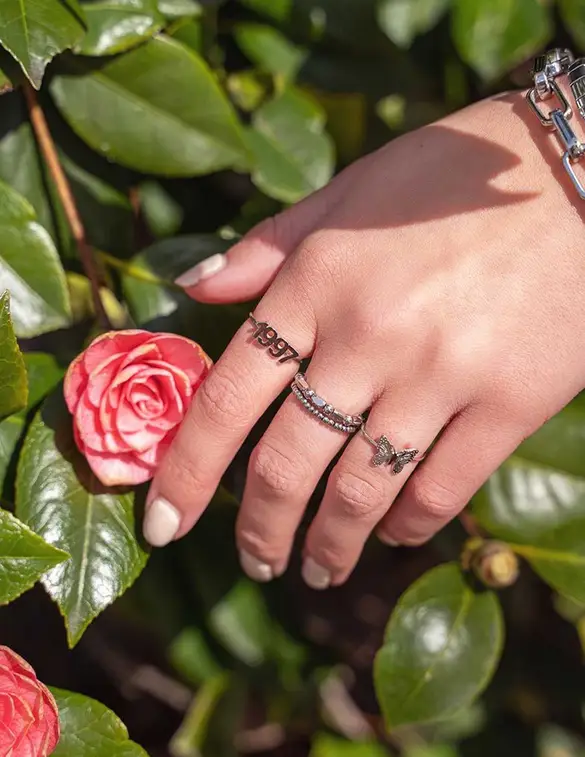 My Jewellery Stretch ringen set MJ04332