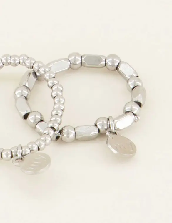 My Jewellery Stretch ringen set MJ04332