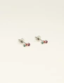 My Jewellery Studs 3 round strass pink MJ09481
