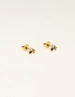 My Jewellery Studs 3 square strass multi black MJ09486