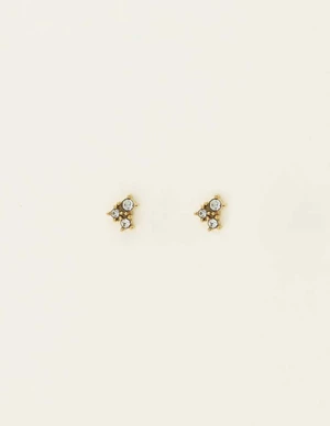 My Jewellery Studs 3 square strass transparant MJ09487
