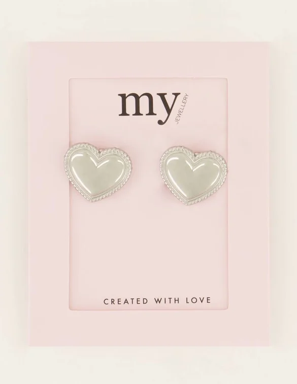 My Jewellery Studs big hearts MJ07479