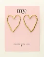 My Jewellery Studs big open heart MJ09538