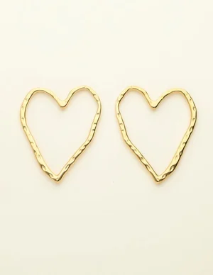 My Jewellery Studs big open heart MJ09538
