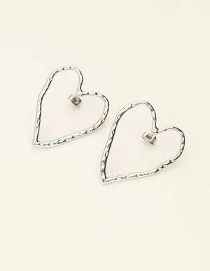 My Jewellery Studs big open heart MJ09538
