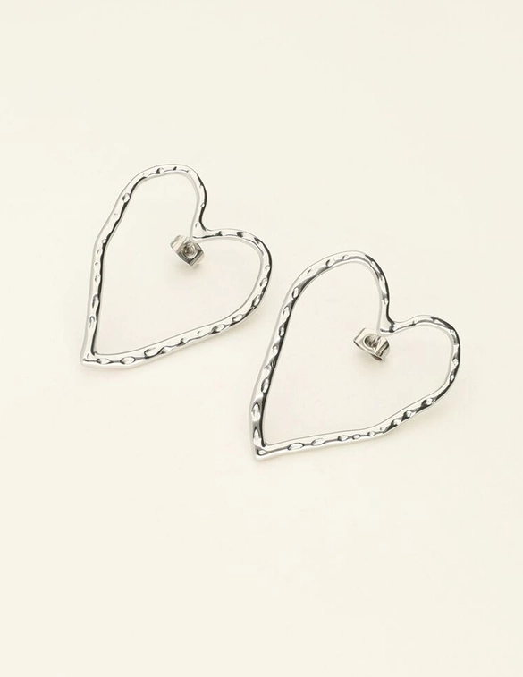 My Jewellery Studs big open heart MJ09538