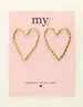 My Jewellery Studs big open heart MJ09538