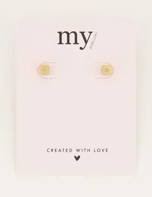 My Jewellery Studs blokje ster MJ05661