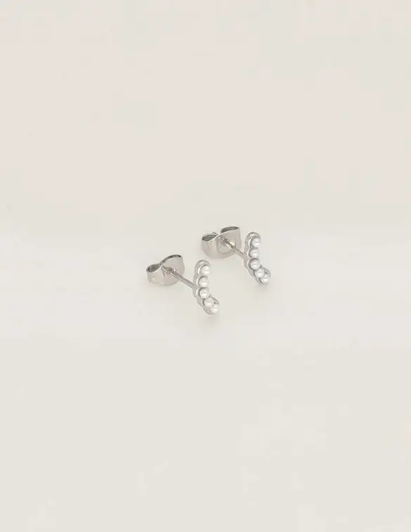 My Jewellery Studs bow pearl MJ10294