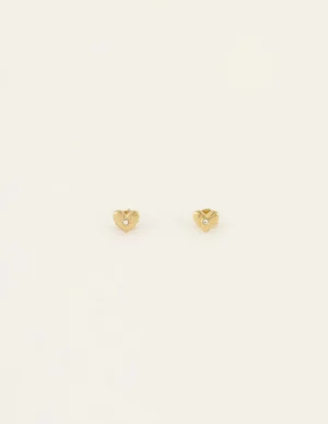 My Jewellery Studs heart stone MJ07324