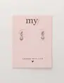 My Jewellery Studs met drop smiley MJ10318
