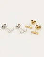 My Jewellery Studs staafje gedraaid MJ04763