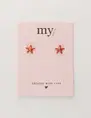 My Jewellery Studs starfish coral MJ10293