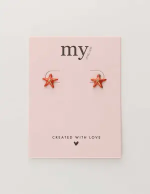 My Jewellery Studs starfish coral MJ10293